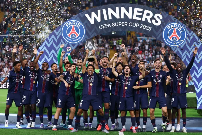 Kétgólos hátrányból egyenlített, majd tizenegyesekkel megnyerte az európai Szuperkupát a PSG