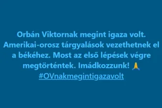 „Orbán Viktornak megint igaza volt” – vonták le a tanulságot a fideszesek a Trump–Putyin-találkozóból