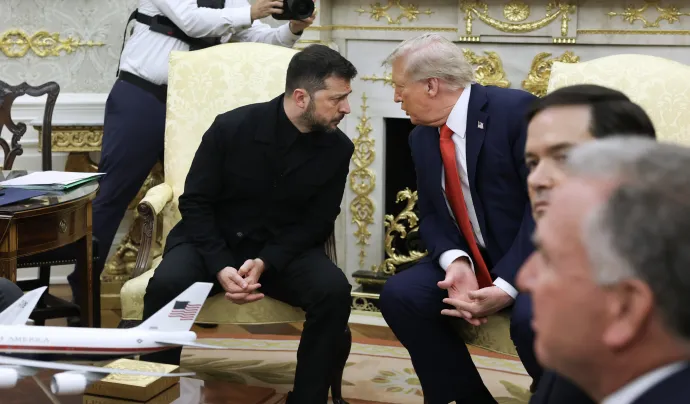 Zelenszkij és Trump az Ovális Irodában – Fotó: Anna Moneymaker / Getty Images
