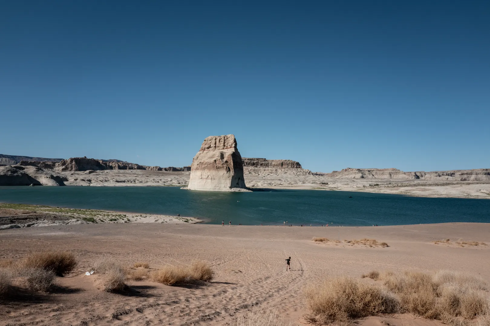 Lake Powell, Lone Rock szabadstrandja – Fotó: Bődey János / Telex