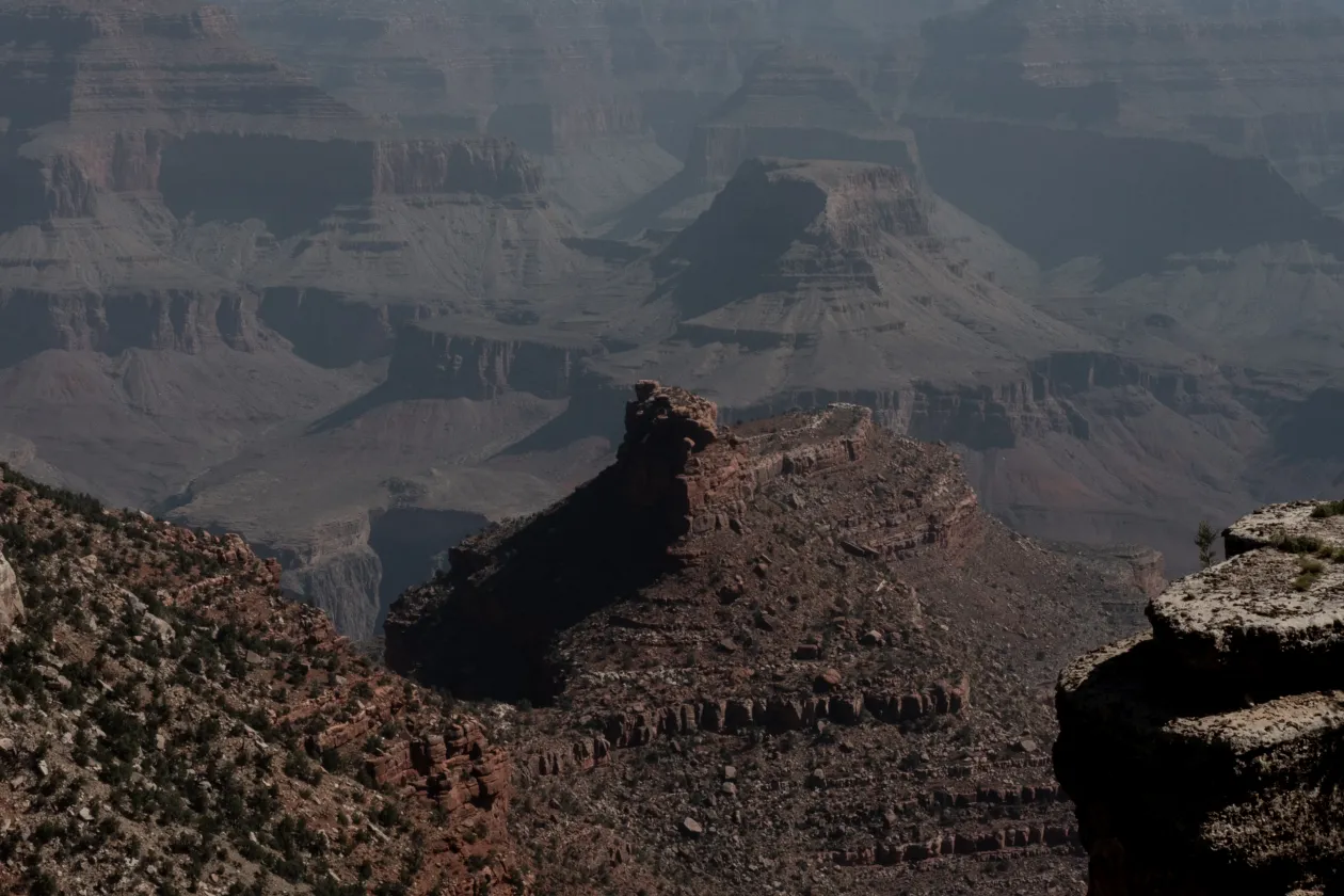 Bright Angel Trail útvonal lefelé a canyonba – Fotó: Bődey János / Telex
