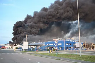 Orosz légitámadás érte Munkácsot az éjjel