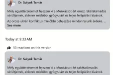 Sulyok törölte az „orosz” szót a munkácsi orosz légitámadásról szóló bejegyzéséből