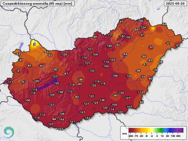 Forrás: HungaroMet