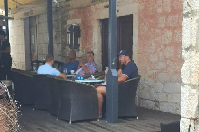 Orbán Viktor Brač szigetén – Fotó: Olvasói fotó