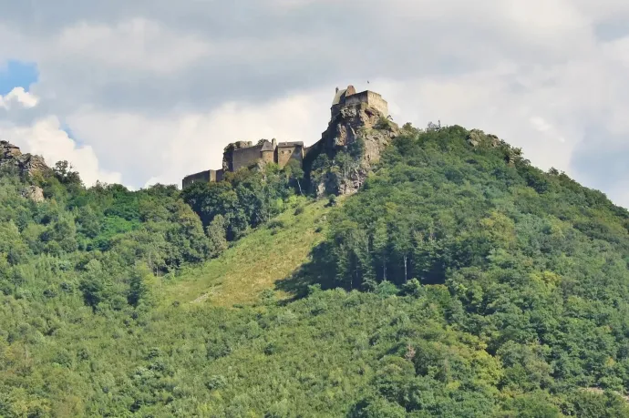 Schönbüchel, Aggstein és Dürnstein a túloldalról – Fotó: Elekes Balázs