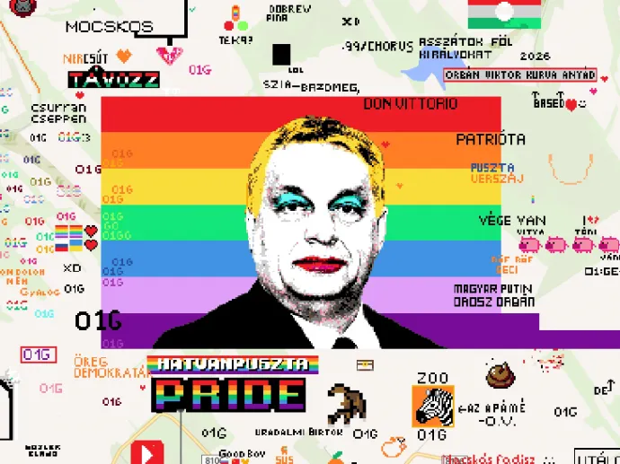 Orbán portré Hatvanpusztánál