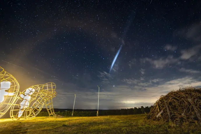 Űrmedúza volt, amit hétfő este sokan láttak az égen Magyarországon