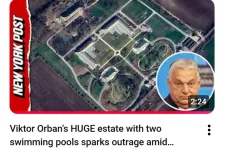 Hatvanpusztáról készített videót, és a bárányok medencéjén gúnyolódik Donald Trump kedvenc újságja