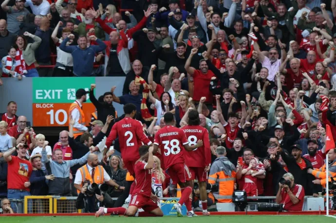 Szoboszlai bombagóljával verte meg a Liverpool az Arsenalt