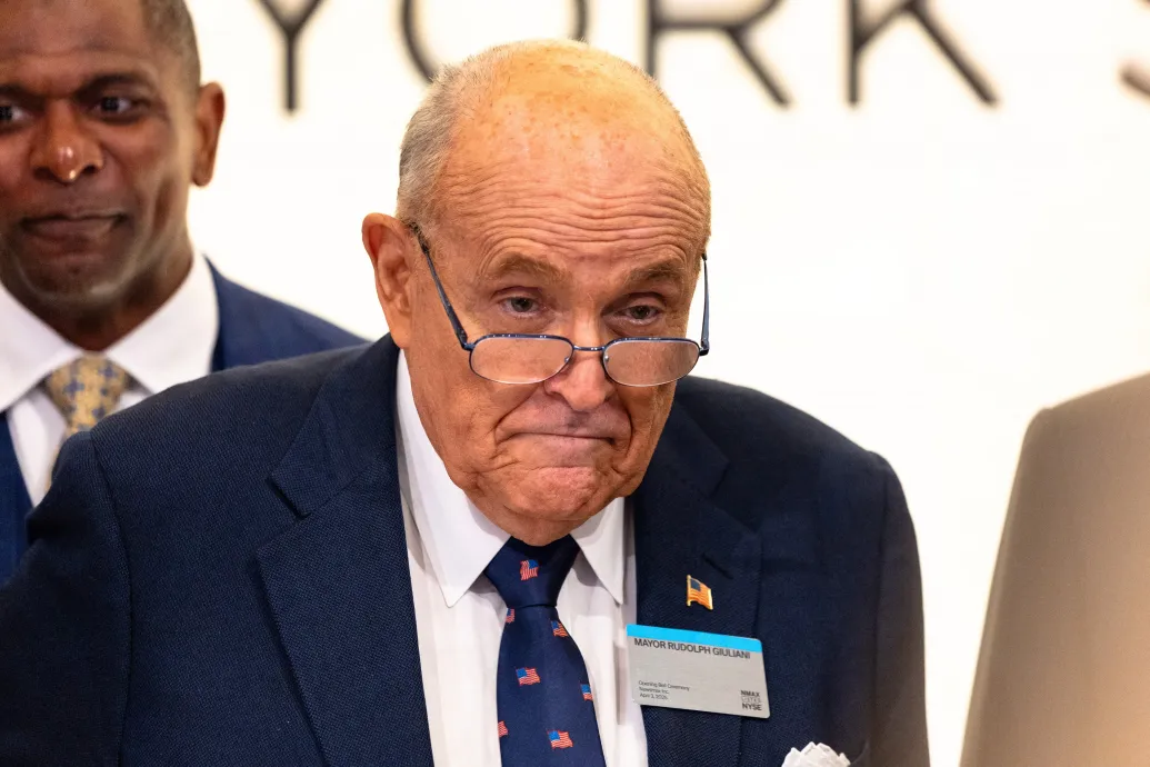 Balesetet szenvedett New York volt polgármestere, Rudy Giuliani