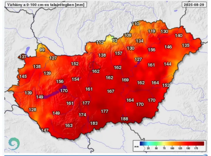 Forrás: HungaroMet