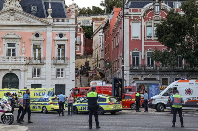 Kisiklott Lisszabon egyik híres siklóvasútja, legalább 15-en meghaltak a balesetben