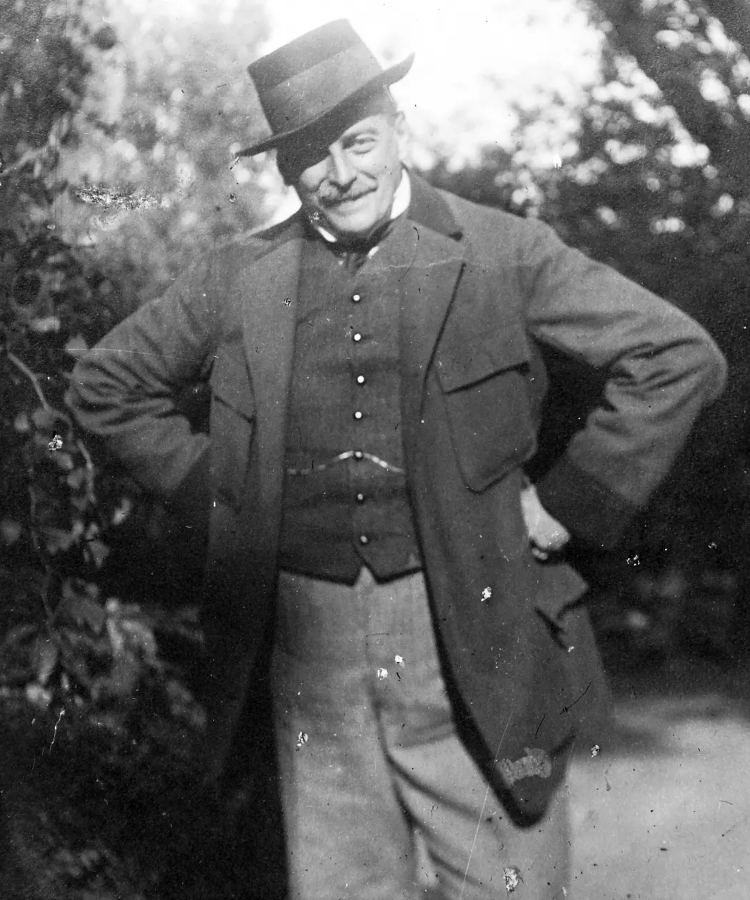 Bárczy István, Budapest főpolgármestere, 1915-ben – Fotó: Saly Noémi / Fortepan