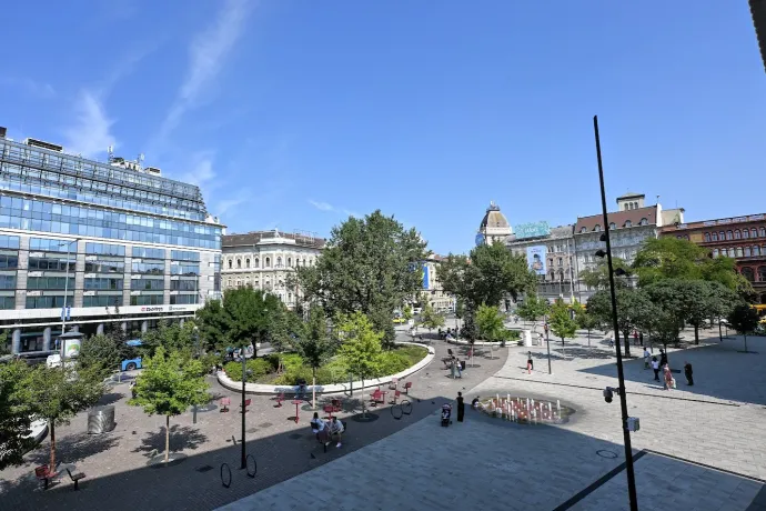 A tér körút felé eső fele – Fotó: Tenczer Gábor / Telex