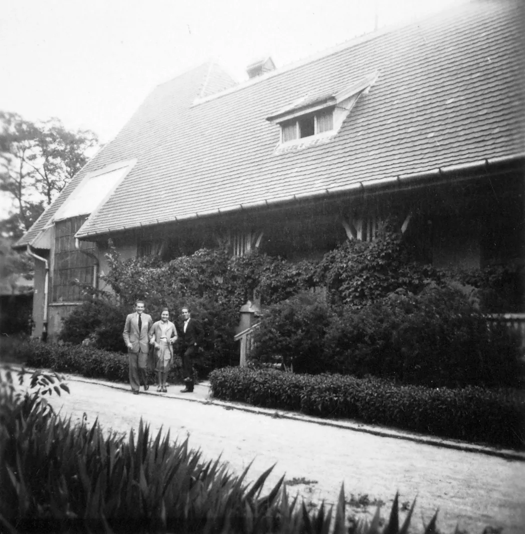A Százados úti Művésztelep 1928-ban – Fotó: Lakatos Mária / Fortepan