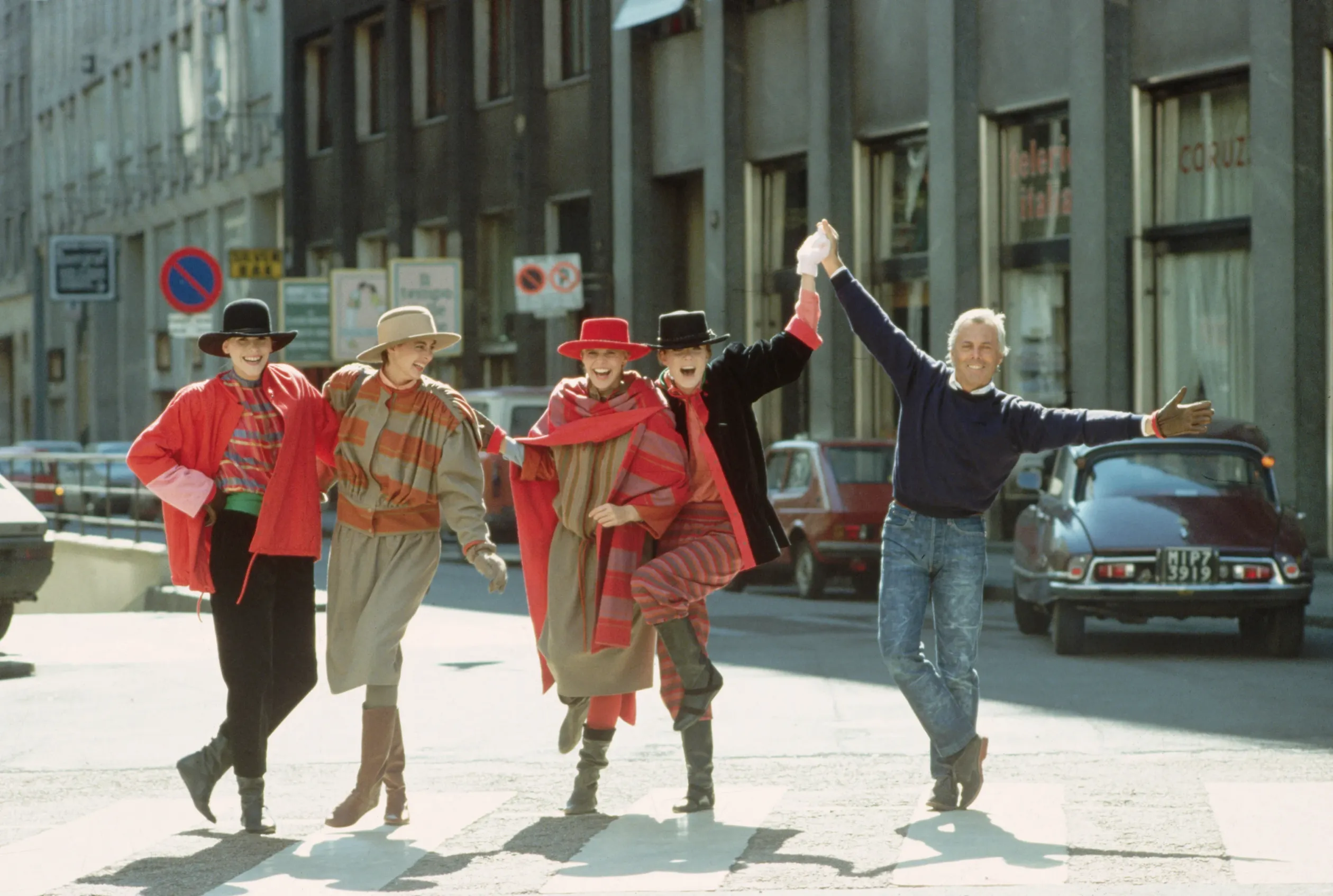 Modellekkel 1982-ben – Fotó: Vittoriano Rastelli / Corbis / Getty Images