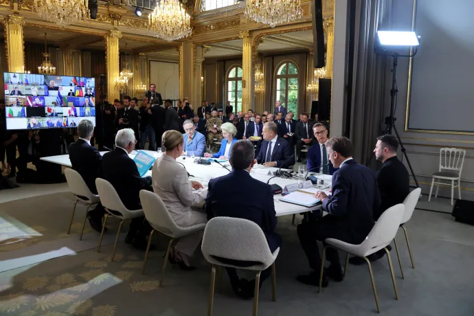 A tettre készek koalíciójának párizsi találkozója 2025. szeptember 4-én – Fotó: Ludovic Marin / AFP