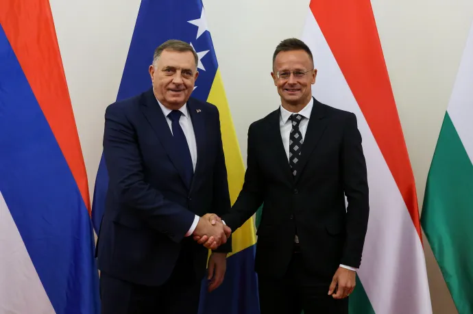 Bosznia tiltakozó jegyzéket küldött Magyarországnak Szijjártó Péter és Milorad Dodik találkozója miatt