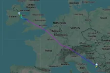 Brač érintésével repült Budapestről Dublinba egy magánrepülő pénteken