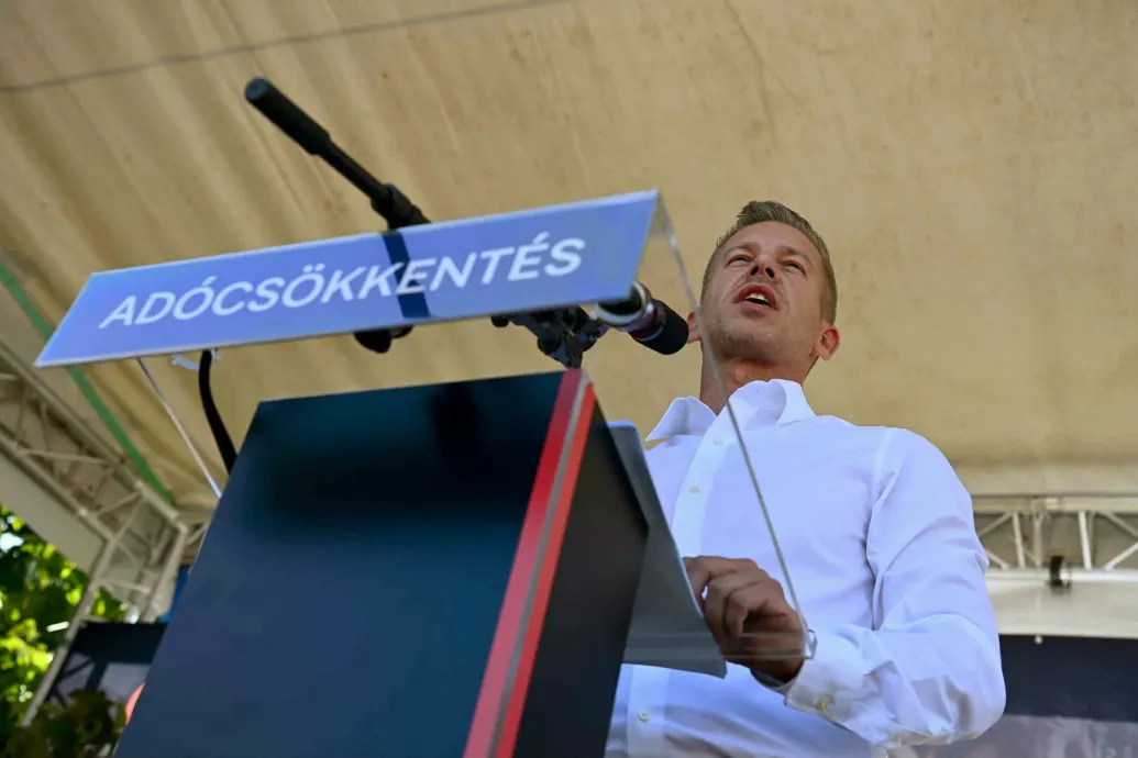 Magyar kampányígéretei Kötcsén: adócsökkentés lesz és elszámoltatás
