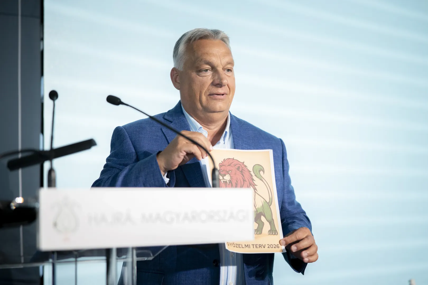 A 2025-ös kötcsei programsorozatot Orbán Viktor beszéde zárta – Fotó: Fischer Zoltán / Miniszterelnöki Kommunikációs Fõosztály / MTI
