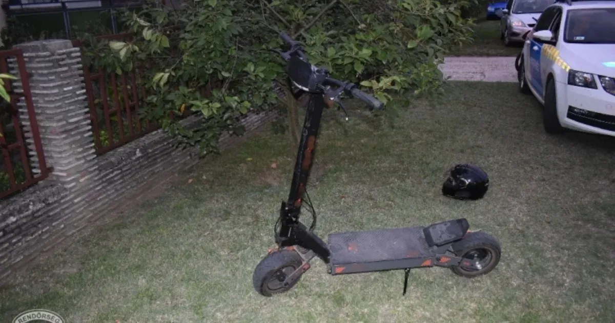 Súlyosan megsérült egy gyerek, amikor barátjával elesett egy elektromos rollerrel Nagykanizsán