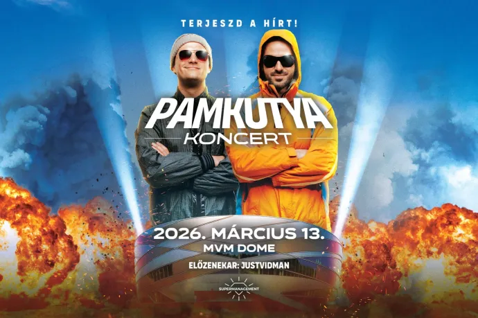 Az MVM Dome-ban ad nagykoncertet a Pamkutya
