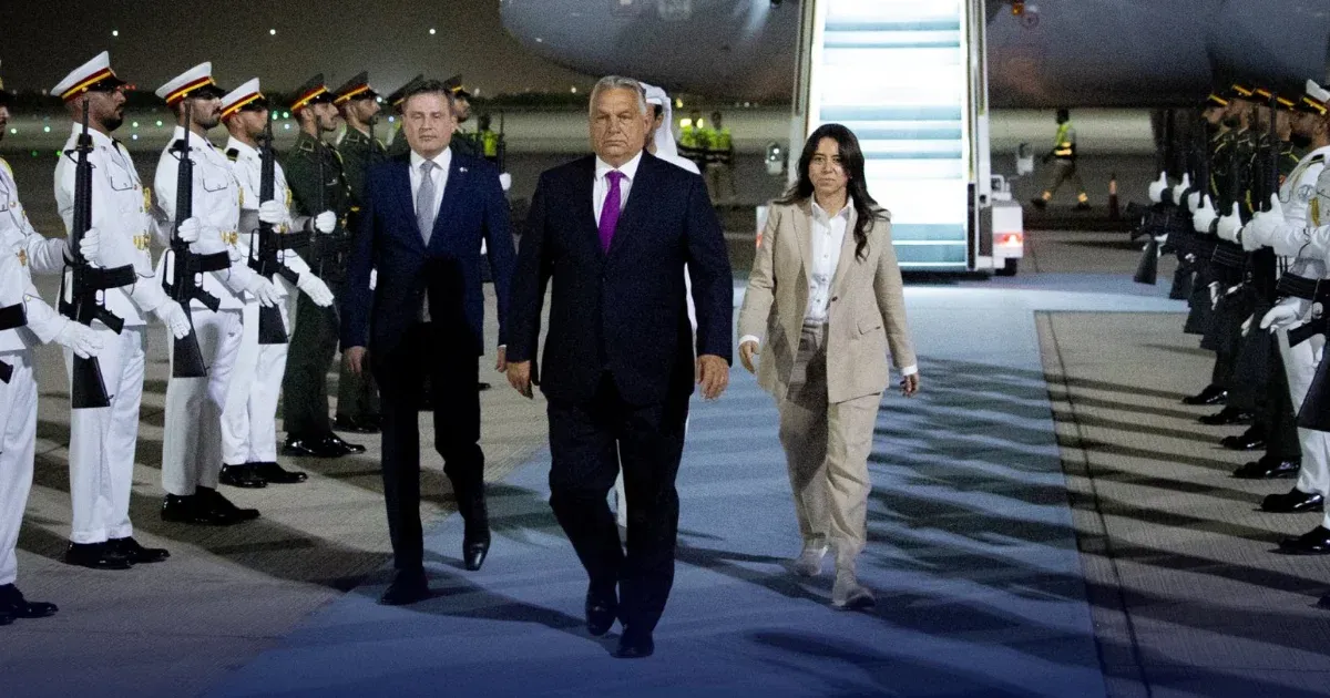 Orbán Abu-Dzabiból: A háborús fenyegetettség közvetlen