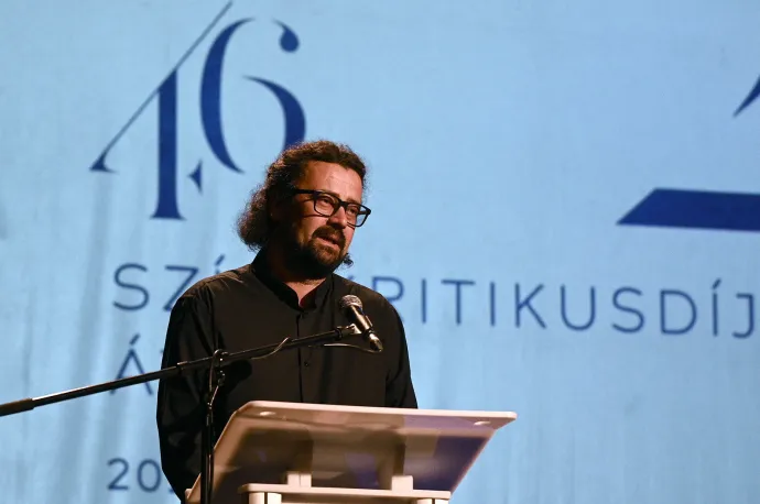 Szőcs Artur a legjobb rendező, és Varga-Járó Sára, a legígéretesebb pályakezdőnek járó díj nyertese – Fotó: Éder Vera