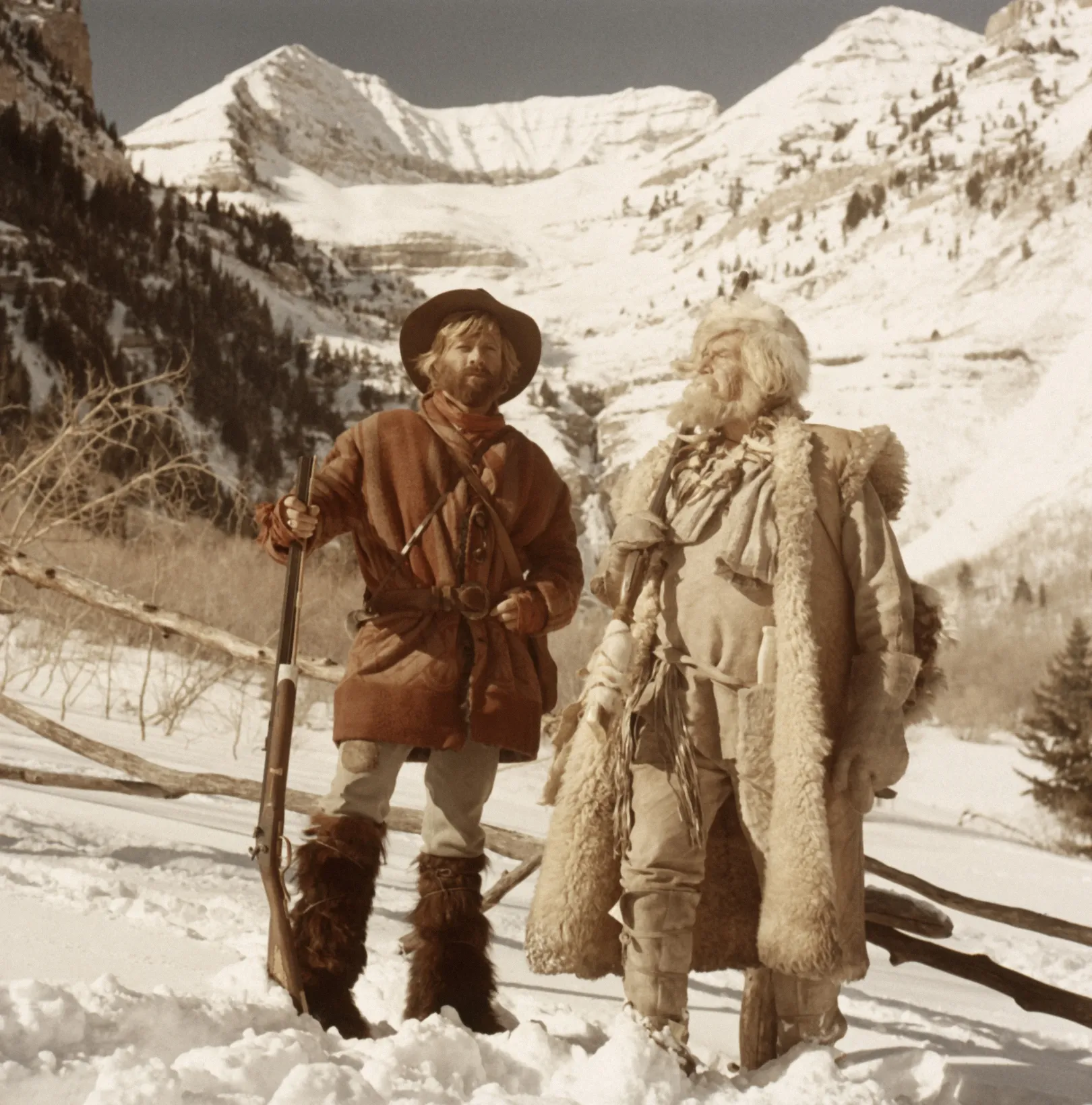 Robert Redford az 1972-es Jeremiah Johnson című westernben Will Geerrel – Fotó: Screen Archives / Getty Images