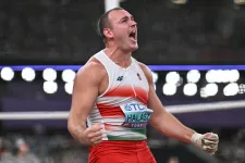 A kalapácsvető Halász Bence bronzérmes az atlétikai világbajnokságon