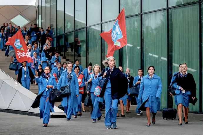 Közel száz szerdai járatot töröltek az amszterdami reptéren a KLM-es dolgozók sztrájkja miatt