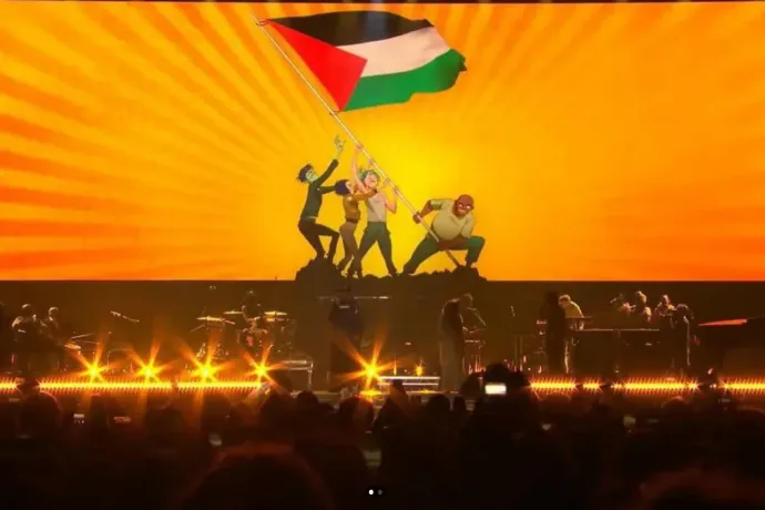 Négyórás óriáskoncerttel állt ki több tucat ismert zenész és színész a Wembley-ben Palesztina mellett