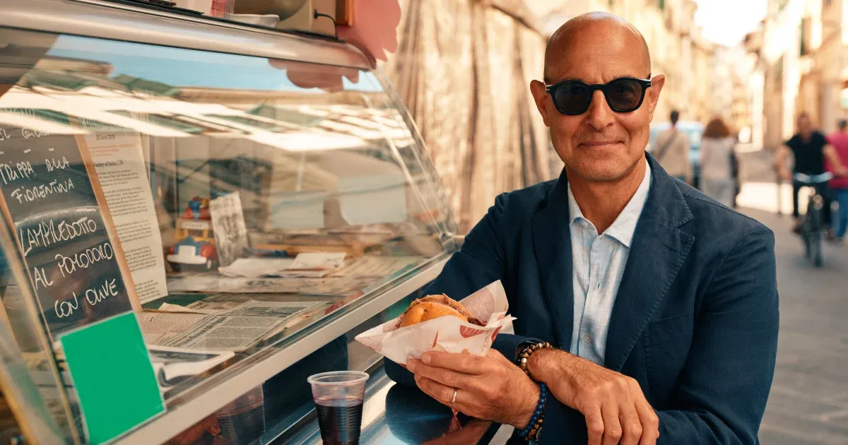 Miért imádjuk, ahogy Stanley Tucci eszik?