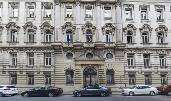A Garibaldi utca 2. szám alatti épület, ahol korábban a Miniszterelnöki Kabinetiroda működött – Fotó: Róka László / MTI 