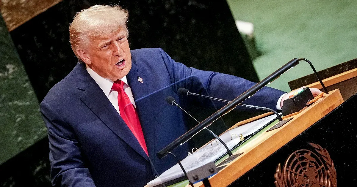 Donald Trump Európát szidta a bevándorlás, és a kílmavédelem miatt az ENSZ Közgyűlésén