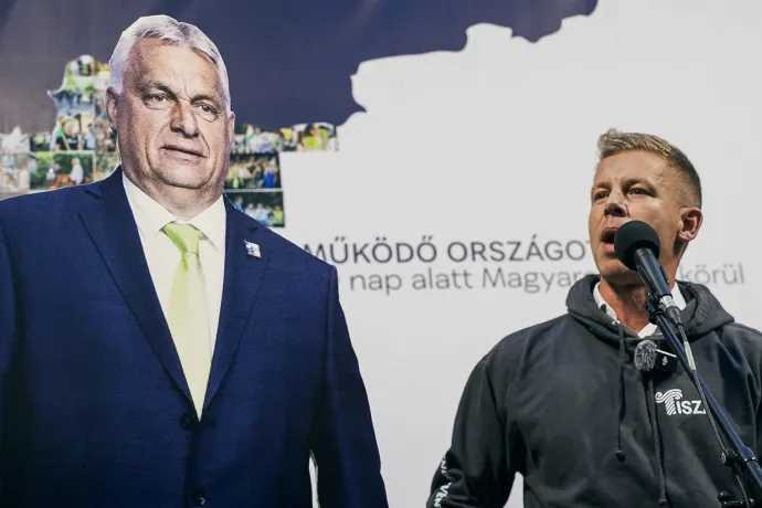 Magyar Péter egy Orbán-bábunak sorolta a rendszer bűneit