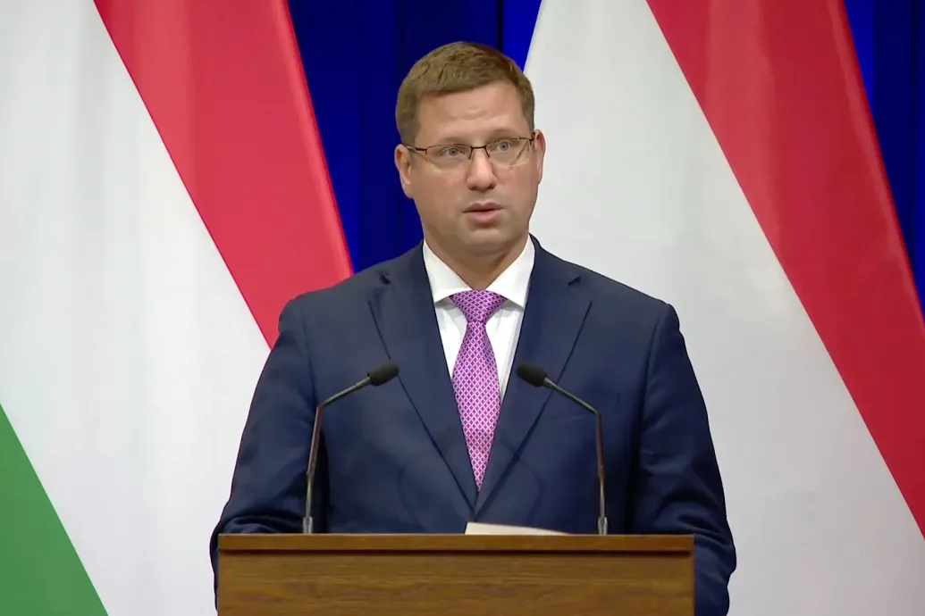 Kormányinfót tart Gulyás Gergely