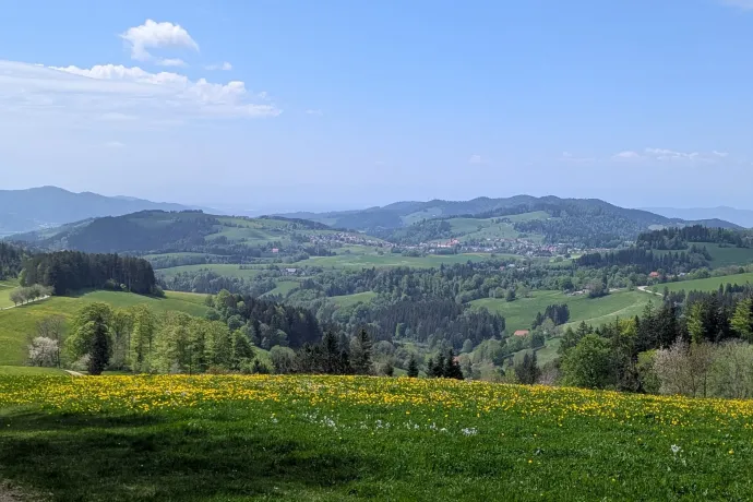 A panorámaút, a Zweribachwasserfälle és Freiburg – Fotó: Tichy Roland