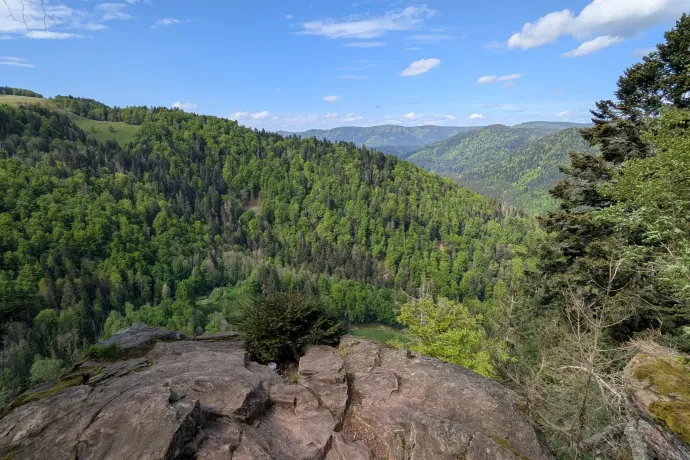 A panorámaút, a Zweribachwasserfälle és Freiburg – Fotó: Tichy Roland