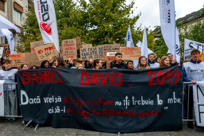 Daniel David oktatási minisztert figyelmeztetik a korábbi kijelentésére – Fotó: Tamás Zsófia / Transtelex 