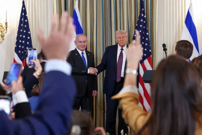 Trump 180 fokos fordulatot hajtott végre Gáza ügyében