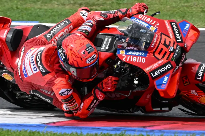 Marquez a San Marino-i Nagydíjon 2025. szeptember 14-én – Fotó: Jennifer Lorenzini / Reuters