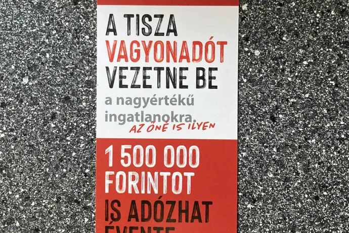 Kopp-kopp, jön a Tisza-adó! – mondja a Fidesz kilincsdíszekkel az első kerület lakásainak