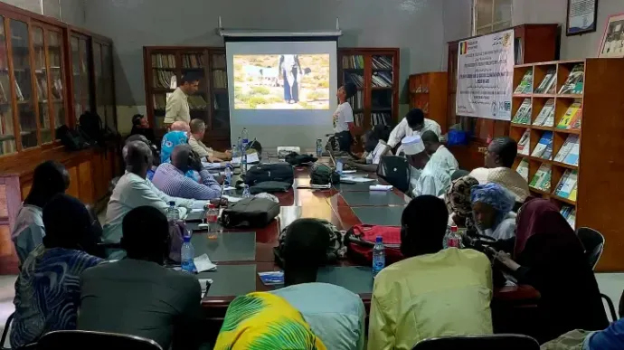 MATE experts training the staff at the Chadian Animal Husbandry Research Institute – Photo: MATE