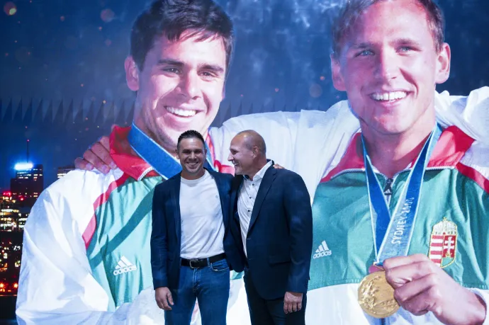 Kammerer Zoltán és Storcz Botond egykor és most – Fotó: Hegedüs Róbert / MTI