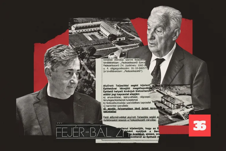 Lőrinc Mészáros, the wealthy friend of Viktor Orbán is behind a construction project of Orbán's father