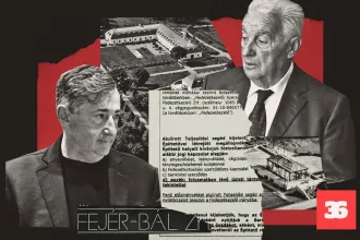 Lőrinc Mészáros, the wealthy friend of Viktor Orbán is behind a construction project of Orbán's father