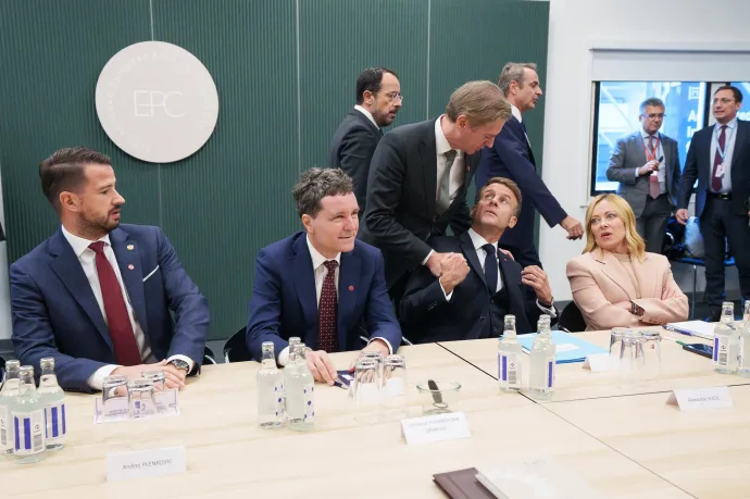 A román államfő a koppenhágai Európai Politikai Közösség (EPC) csúcstalálkozón – Fotó: presidency.ro